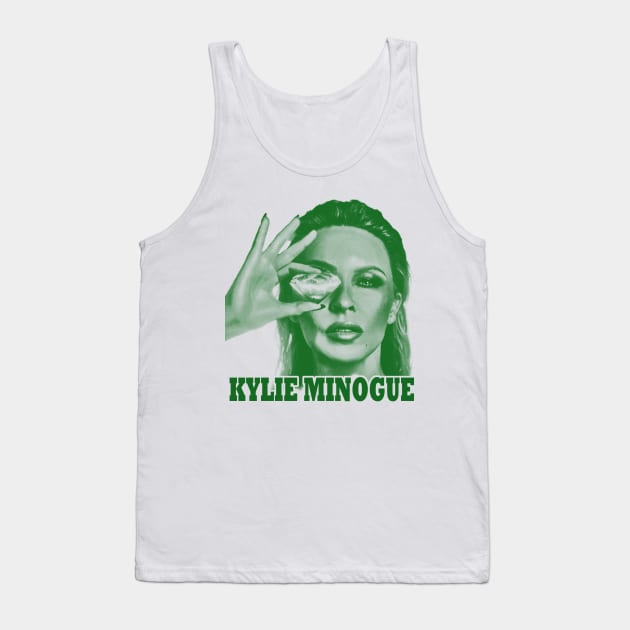 Kylie Minogue - green solid style Tank Top by Loreatees